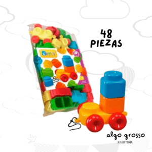 BIMBI JARDIN BLOQUES GRANDES ENCASTRE BOLSA 48PS art.3002