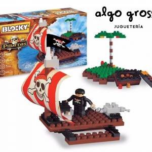 BLOCKY PIRATA BALSA - 78 PIEZAS art.0637