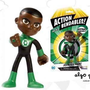 MUÑECO FLEXIBLE ACTION LINTERNA VERDE art.AB5005