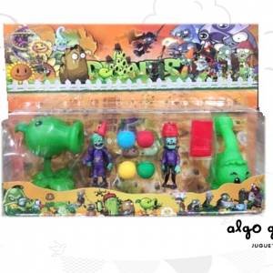 PLANTAS VS ZOMBIEZ SET DE 4 FIGURAS ALTERNATIVO