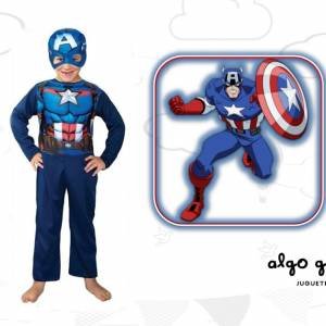 DISFRAZ CAPITAN AMERICA SUPER PRECIO TALLE 0 art.CAD8203