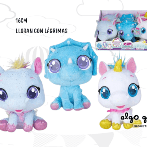 CRY BABIES MASCOTAS SOFT DE FANTASIA QUE LLORA - 16CM art.99537