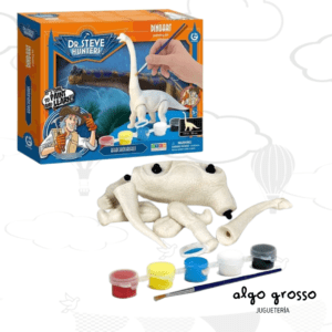 DINOSAURIO BRACHIOSAURUS ARTiCULADO PARA ARMAR Y PINTAR "DR STEVE HUNTERS" art.1775K