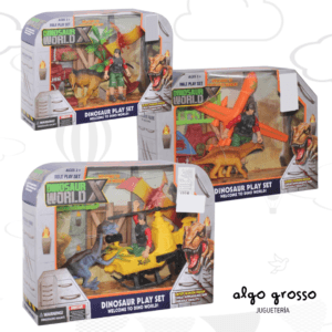 SET DINOSAURIO FIGURA + VEHICULO + DINOSAURIO art.C2-2