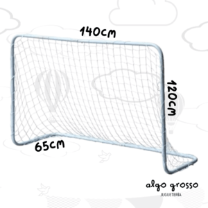 ARCO DE FUTBOL GRANDE METAL 1.4X1.2X65CM art.8001