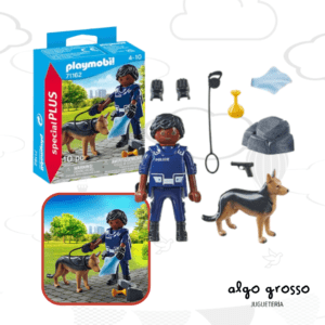 PLAYMOBIL SPECIAL PLUS POLICIA CON PERRO art.71162