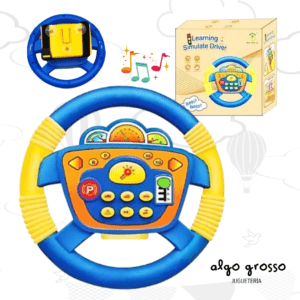 VOLANTE INFANTIL CON LUZ Y SONIDO art.888B