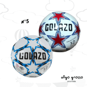 PELOTA FUTBOL N5 SIMIL CUERO GOLAZO art.FD16123