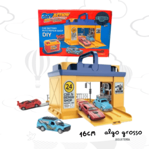 ESTACION PISTA CON FORMA DE BATERIA CITY ACTION + AUTO art.ES31