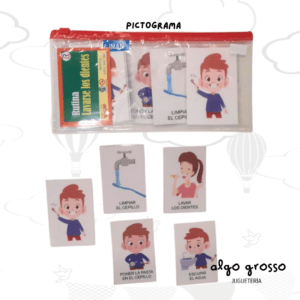 RUTINA LAVARSE LOS DIENTES PICTORAMA 8 PIEZAS art.RUT02