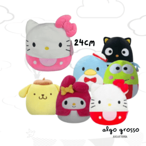 SQUISHMALLOWS HELLO KITTY PELUCHE COLECCIONABLES art.SQSN00350