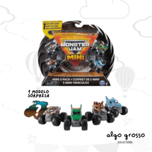 MONSTER JAM 5 MINI VEHICULOS art.58756