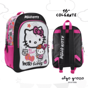 MOCHILA COLGANTE 16" HELLO KITTY GRAFITTY art.88126