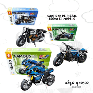 SEMBO BLOQUES PARA ARMAR MOTO -MOD SURTIDOS art.NA201902