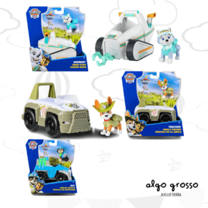 PAW PATROL FIGURA 8CM CON VEHICULO art.97237