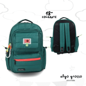 MOCHILA COLGANTE 18" CHIMOLA - PILLOW VERDE art.FS114