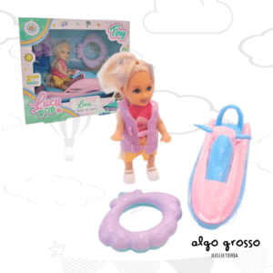 TINY MINI MUÑECA LUCY POP + SU MOTO DE AGUA art.55656