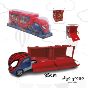 CAMION SPIDERMAN CARRIER TRUCK A FRICCION art.2982