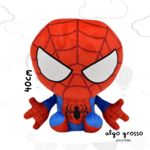 PELUCHE SPIDERMAN SENTADO DE 40CM CABEZA GRANDE art.MV015