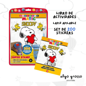 SNOOPY STICKERS MATIC SUMER STAMP art.6737